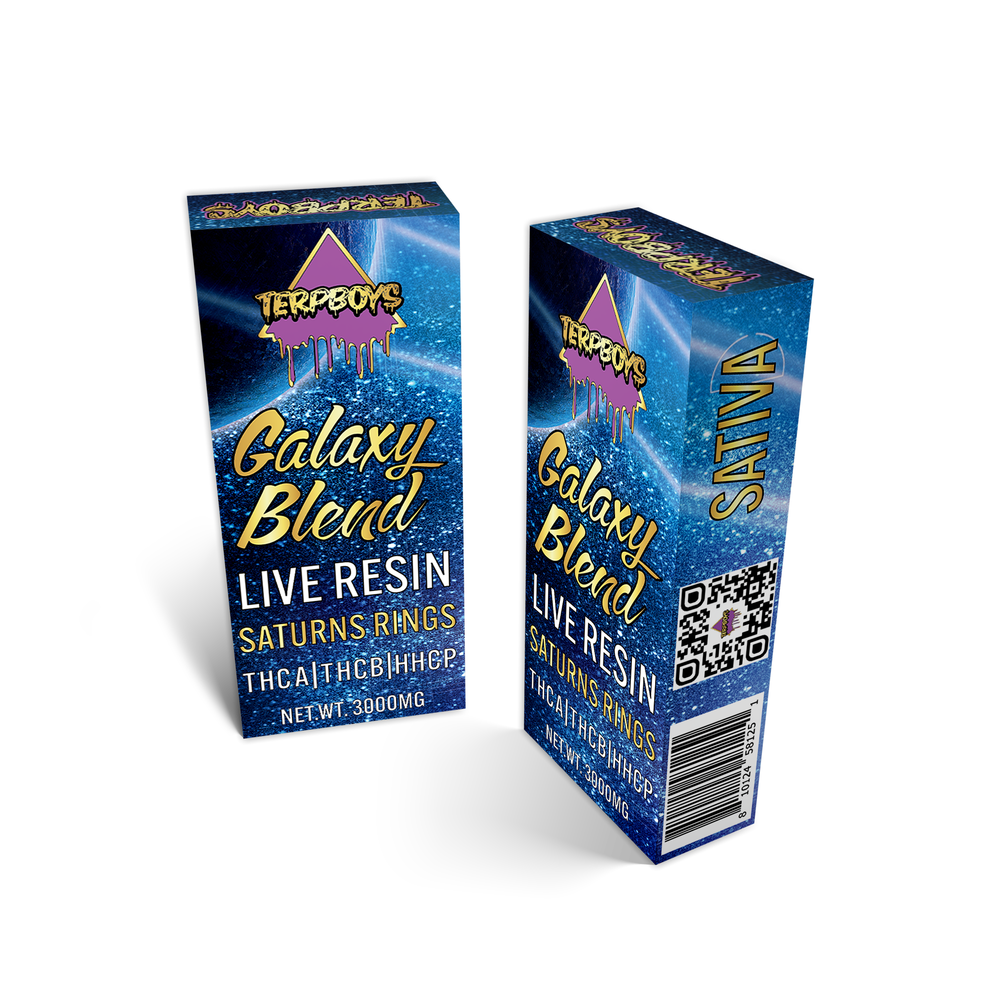 3g Galaxy Blend Saturn Ring Live Resin Sativa Disposable Vape