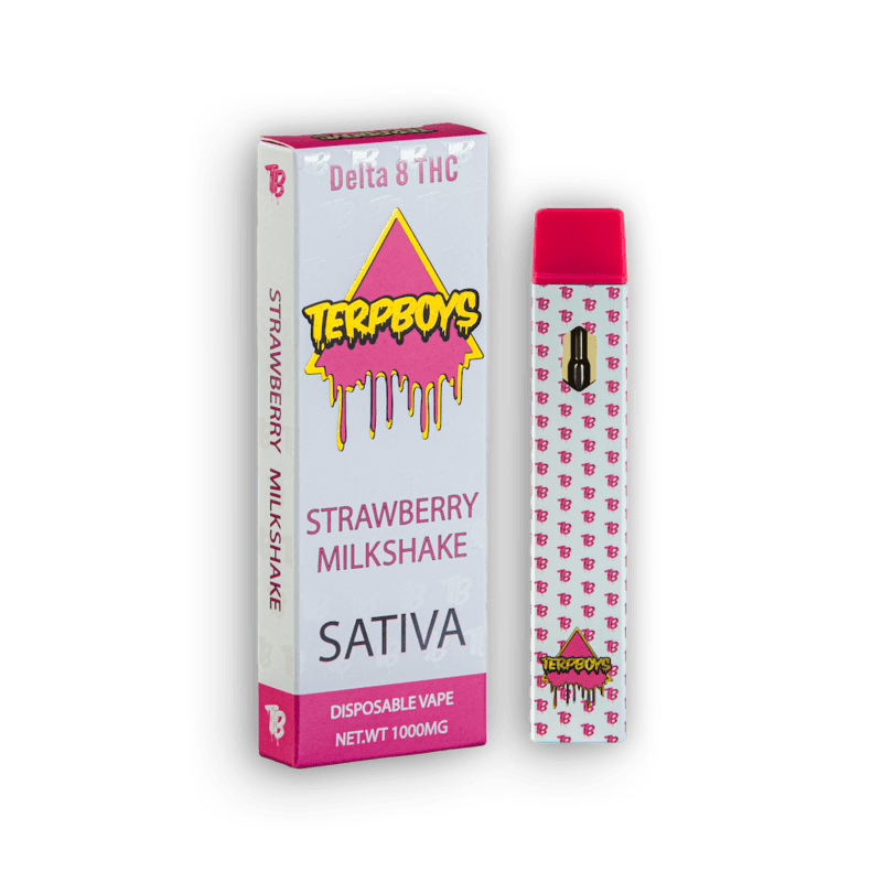 Delta 8 Sativa Strawberry Milkshake