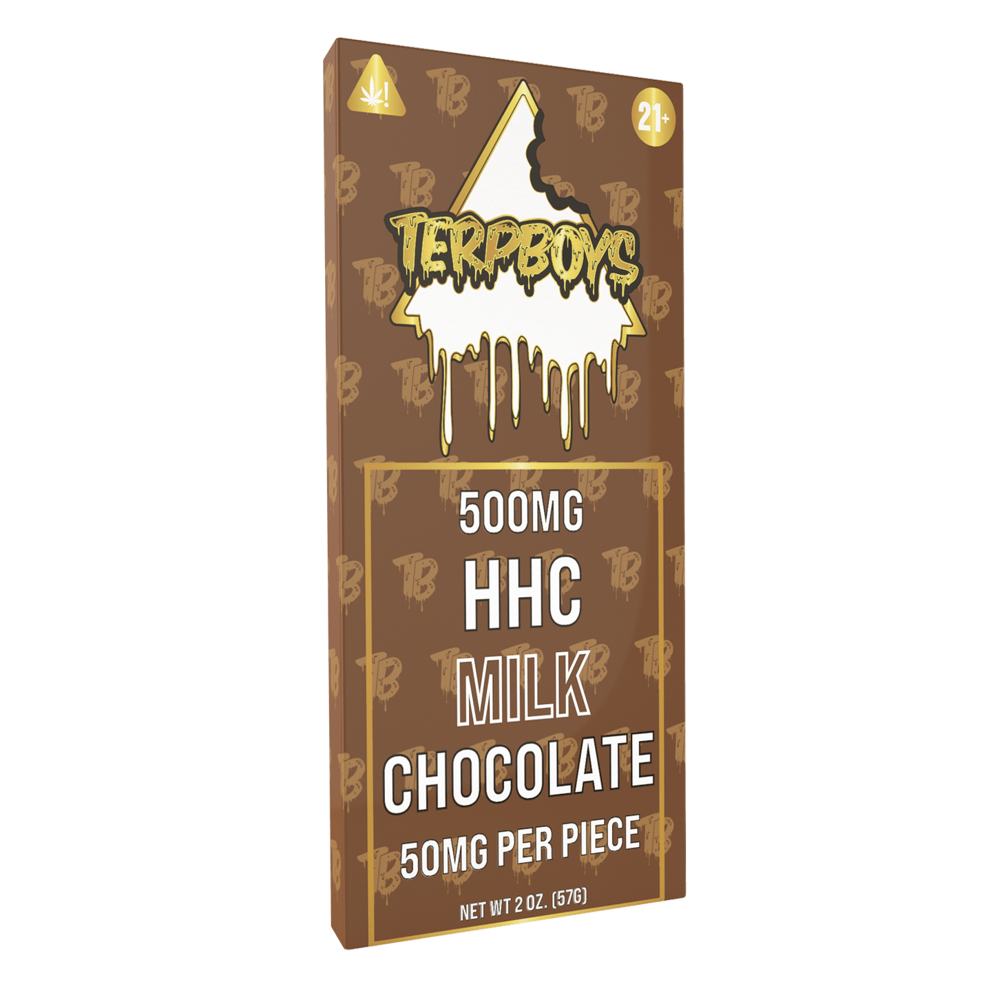 500mg Delta-8 Milk Chocolate Bars (10ct)