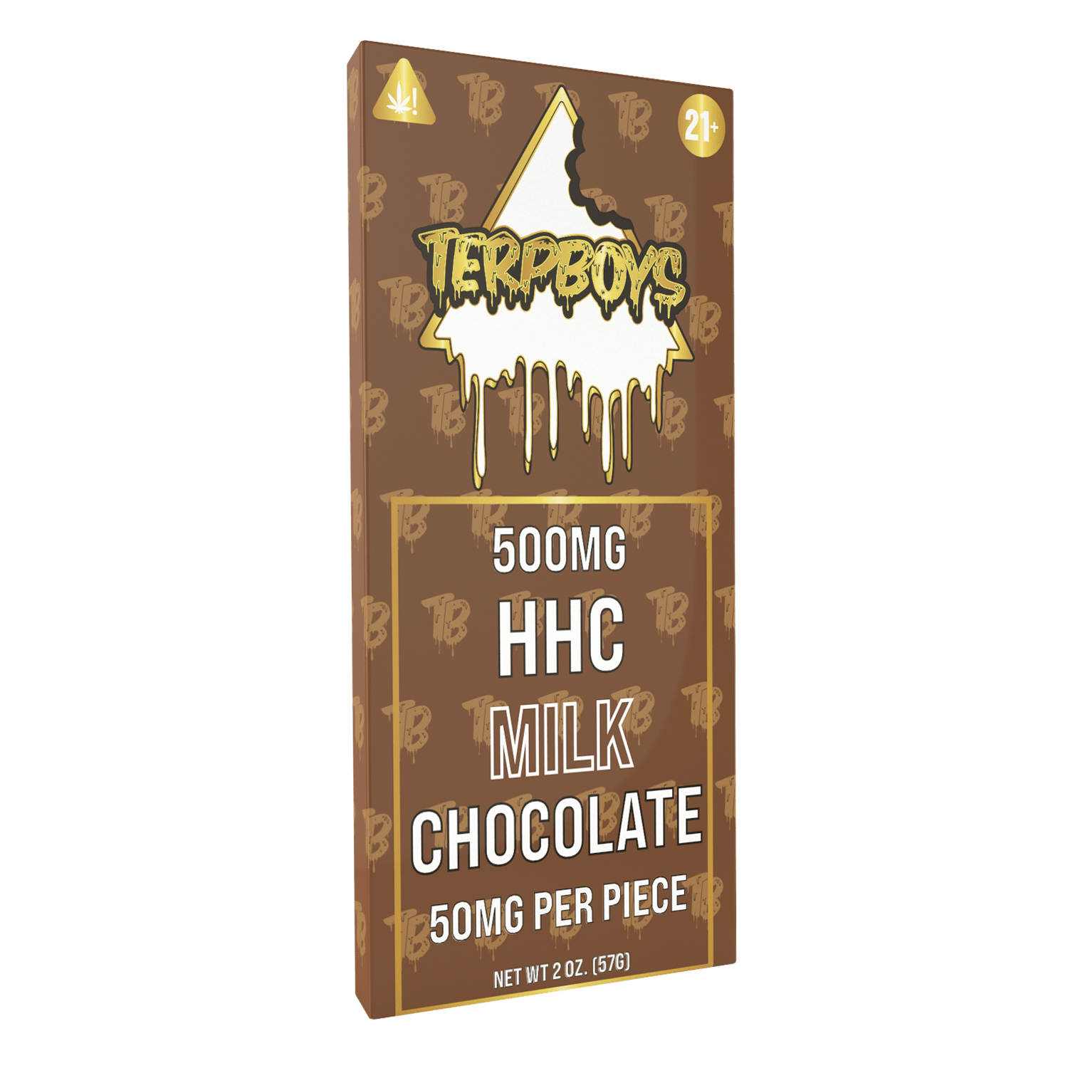 500mg Delta-8 Milk Chocolate Bars (10ct)