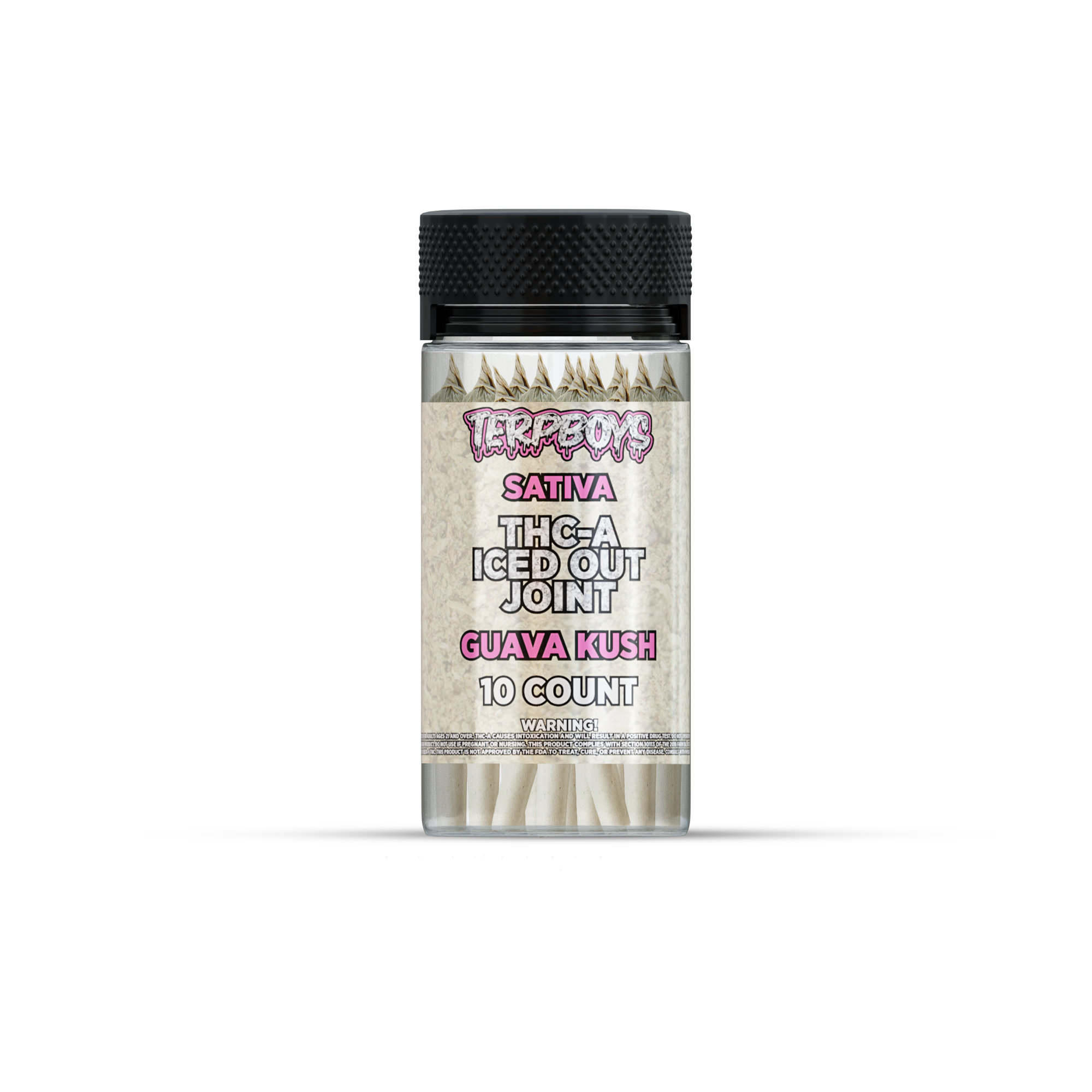 Guava Kush Sativa Iced Out Joints