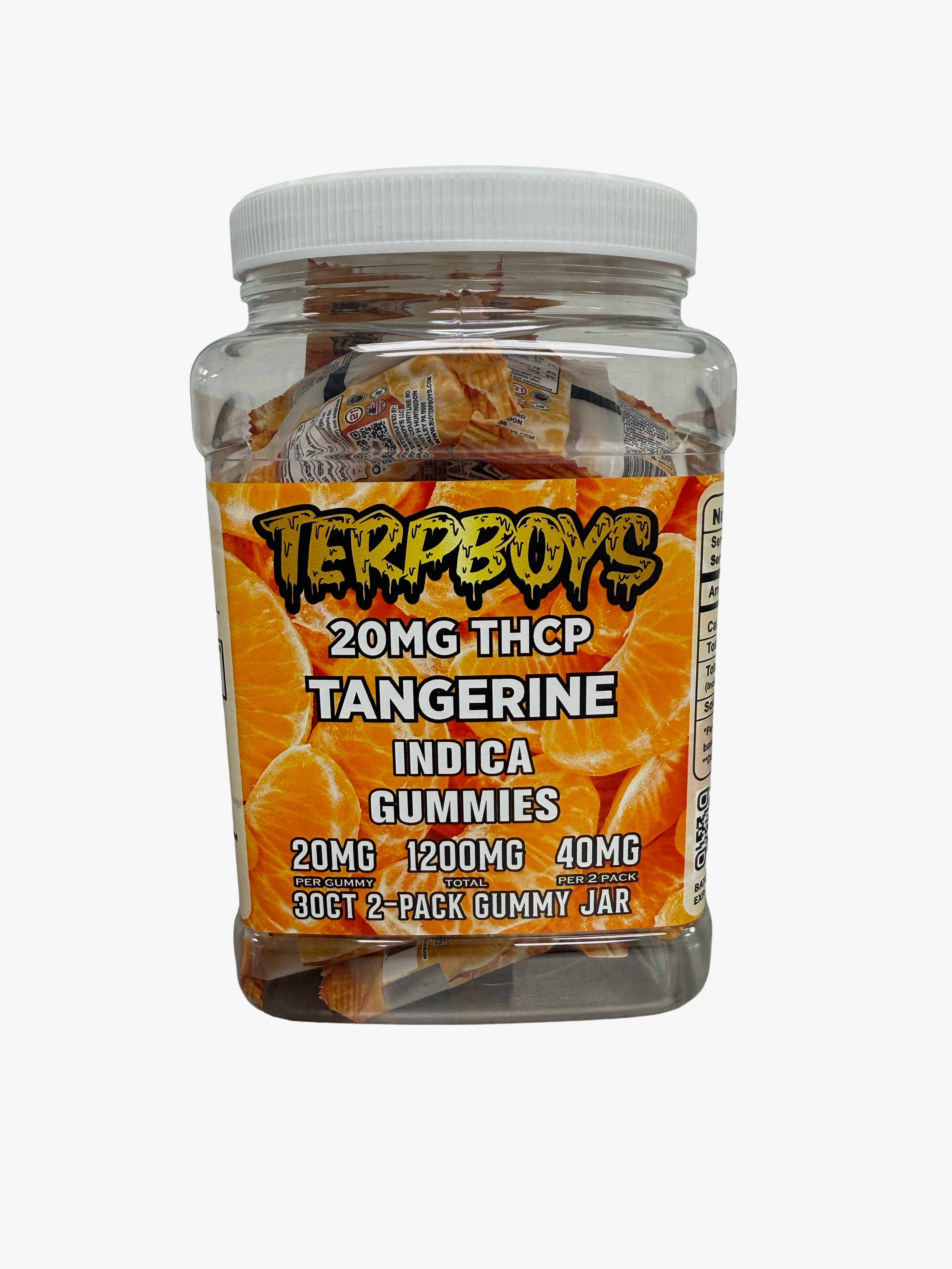 Tangerine Indica THCP Gummies