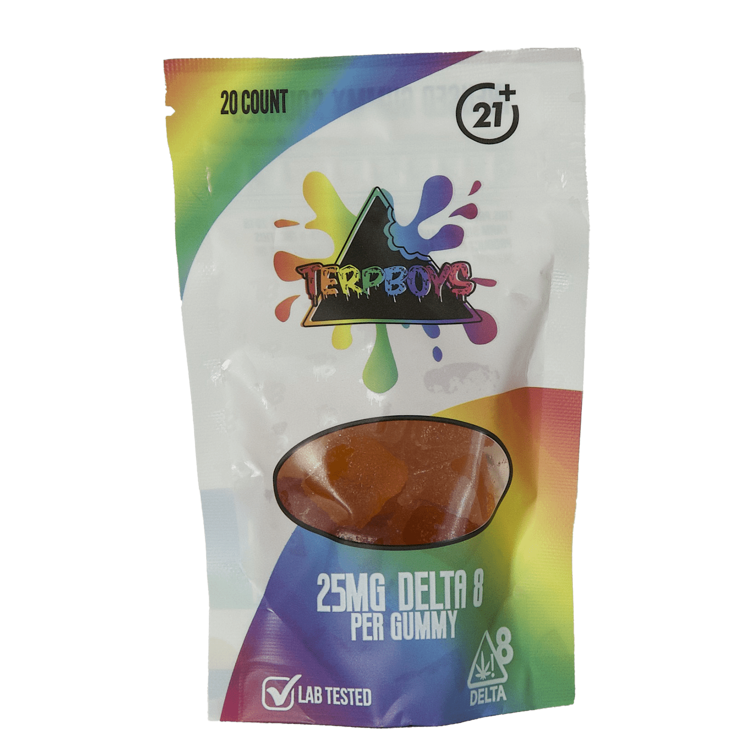 25mg Delta-8 Mixed Fruit THC Gummies