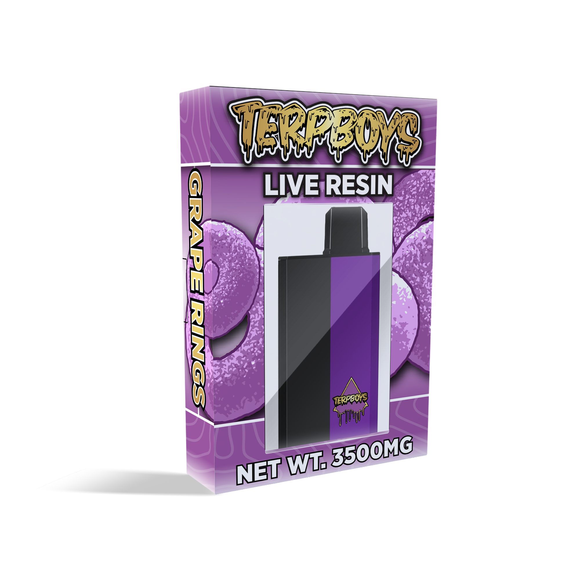 Grape Rings Live Resin Vape (3.5G)