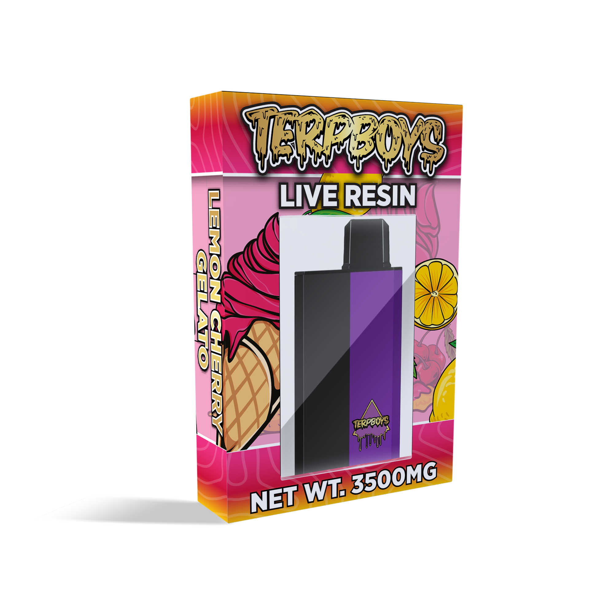 Lemon Cherry Gelato Sativa Live Resin Vape (3.5G)
