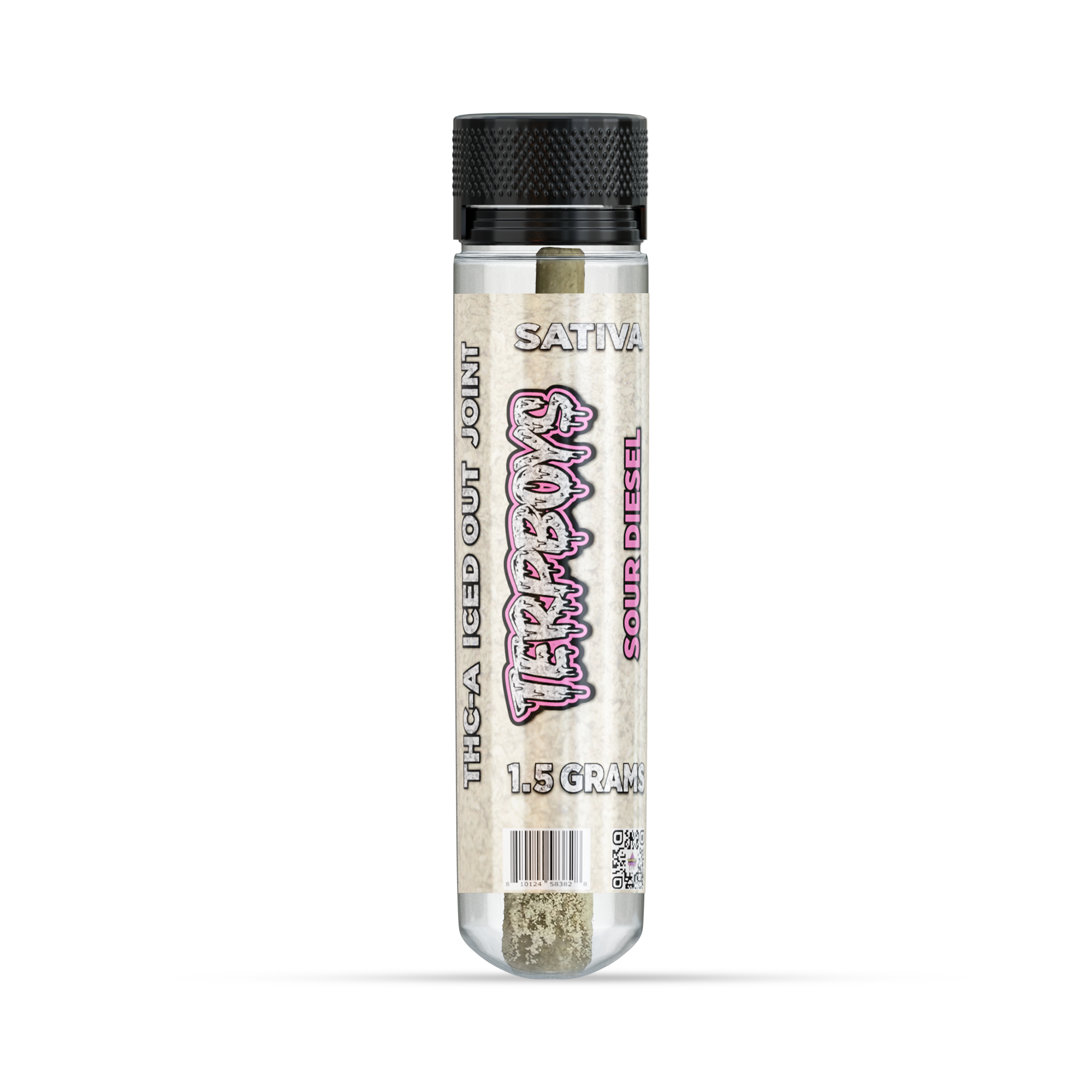 Sour Diesel Sativa Iced Out THC-A Joint
