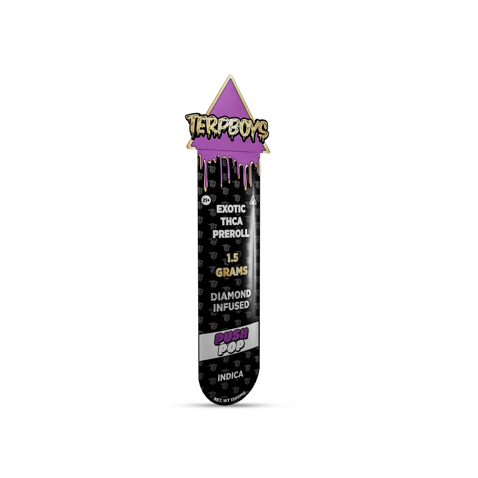 Push Pop Indica Exotic THCA Pre Roll