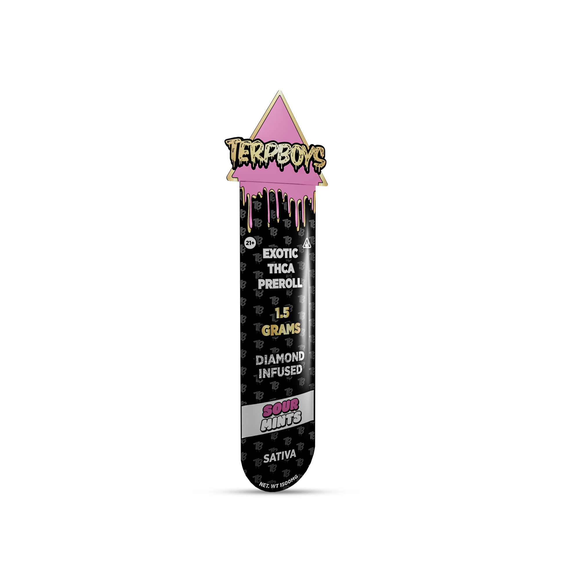 Sour Mints Sativa Exotic THCA Pre Roll